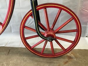 lot 3 image: Vintage Late 1800s Velocipede Bicycle  (Extremely Rare) Estimate Appraisal Paper Work is in Pictures along With Some History on the Make of the Bike