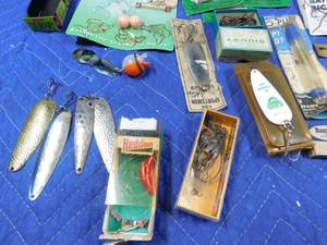 lot 266 image: Box of tackle and more