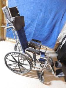 lot 270 image: Childs high-back wheelchair