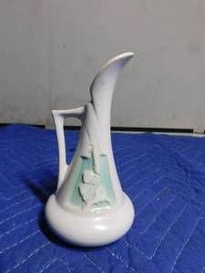 lot 295 image: Vintage Roseville ewer