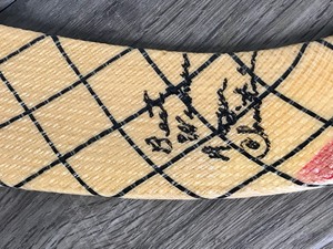 lot 336 image: Christian Super Stick 2000 USA Hockey Stick with Signature on Stick