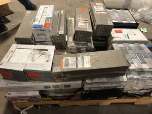 lot 23 image: Pallet of Mixed Assorted Flooring  Various Models and Conditions  Customer Returns See Pictures