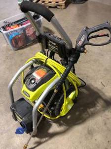 lot 37 image: RYOBI 3000 PSI 1.1 GPM Cold Water Electric Pressure Washer   Customer Returns See Pictures