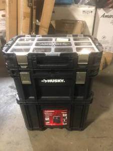 Husky 22 in. Connect Rolling System Tool Box Customer Returns See Pictures