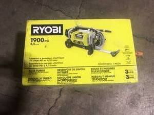 RYOBI 1900 PSI 1.2 GPM Cold Water Wheeled Corded Electric Pressure Washer  Customer Returns See Pictures