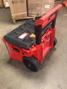 Milwaukee PACKOUT 22 in. Rolling Modular Tool Box  Customer Returns See Pictures