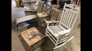 Lot of Assorted Outdoor Chairs Various Models and Conditions Customer Returns See Pictures