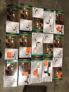 Lot of Assorted Defiant Entry Door Handles  Customer Returns See Pictures
