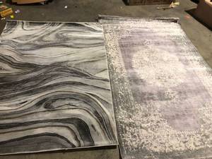 Lot of Assorted Area Rugs Various Sizes Customer Returns See Pictures