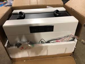 Edendirect 145 pt. 6,000 sq.ft. Bucketless Commercial Dehumidifier in White with Drain Hose, for Crawl Space  Customer Returns See Pictures