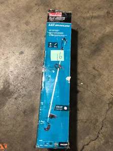 Makita LXT 18V Lithium-Ion Brushless Cordless String Trimmer Kit   Customer Returns See Pictures