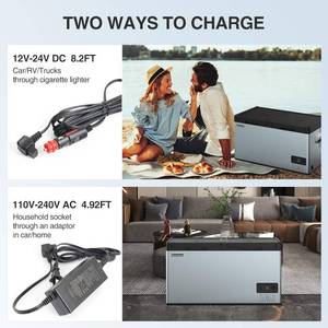 lot 3 image: Wesonorous 12 Volt Car Refrigerator Freezer