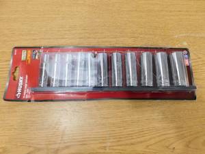 Husky 12 in. Drive Deep SAE Socket Set (11-Piece)