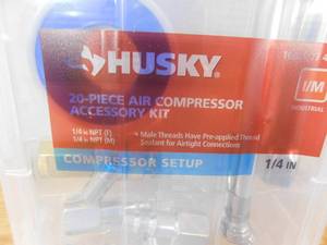 Husky Air Compressor Accessory Kit (20-Piece)