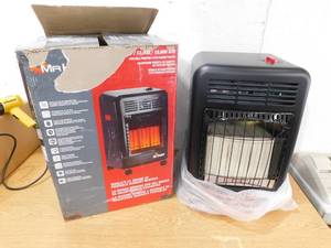 New Mr. Heater 18,000 BTU Cabinet Propane Space Heater with Hose and Regulator
