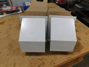 (2) Everbilt 6 in. Heavy Duty ExhaustIntake Hood in White