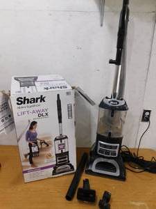 Shark Navigator Lift-Away DLX Bagless Corded HEPA filter Upright Vacuum for Multi-Surface and Pet Hair in Black - UV440
