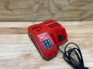 lot 41 image: MILWAUKEE M12 and M18 12-Volt18-Volt Lithium-Ion Multi-Voltage Rapid Battery Charger