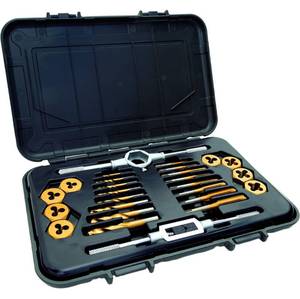 lot 46 image: MIBRO Tap Die and Drill Metric Set, 26 Pieces