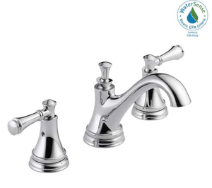 lot 12 image: DELTA Silverton 8 in. Widespread 2-Handle Bathroom Faucet in Chrome