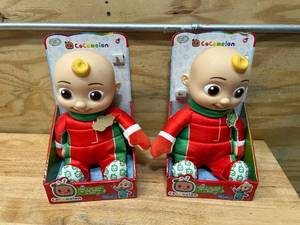 lot 86 image: COCOMELON Lot of 2- Dolls