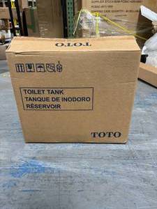 lot 62 image: TOTO Drake 1.6 GPF Toilet Tank with WASHLET Auto Flush Compatibility, Cotton White - ST776SA#01