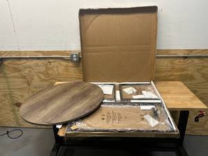 lot 111 image: HOUSEHOLD ESSENTIALS Jamestown Round Coffee Table