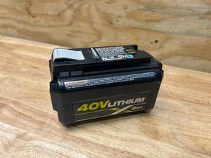 lot 40 image: RYOBI 40V 6Ah Lithium Battery Pack