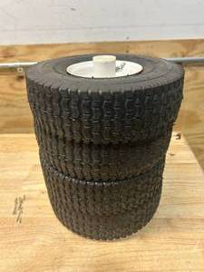 lot 99 image: Lot of 4 Tires- 4.103.5-4 Max Load 450 LBS at 30 PSI