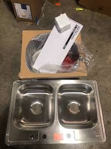 Lot of Assorted Sinks and Faucets Various Models and Conditions  Customer Returns See Pictures