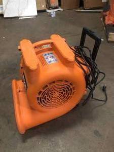 RIDGID 1625 CFM 3-Speed Portable Blower Fan Air Mover with Collapsible Handle and Rear Wheels for Water Damage Restoration   Customer Returns See Pictures