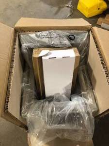Glacier Bay All-in-One 18 in. Stainless Steel Wall Mount Commercial Utility Kitchen Sink with Faucet  Customer Returns See Pictures