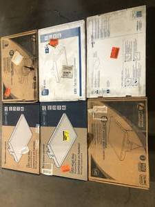 Lot of Assorted Bay Lights Various Models and Conditions   Customer Returns See Pictures