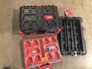 Lot of Assorted Tool Boxes Various Sizes and Conditions  Customer Returns See Pictures