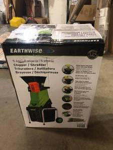 Earthwise 1.25 in. 15 Amp Electric Corded Chipper Shredder   Customer Returns See Pictures