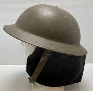 Vintage Dutch Civil Defence Helmet With Liner
