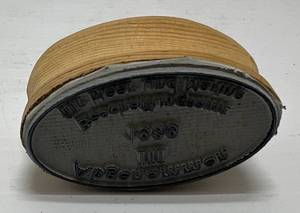 Vintage (RARE) German Helmet Acceptance Stamp For M-38 Helmets
