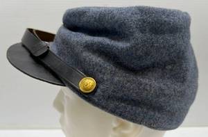 Vintage Grey Wool Kepi