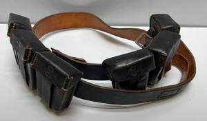 WW2 German Belt Marked (1940) & K-98 Ammo Pouches