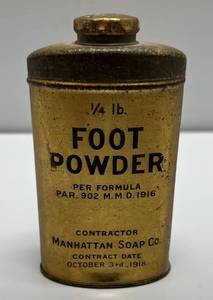 WW-1 U.S. Army Foot Powder