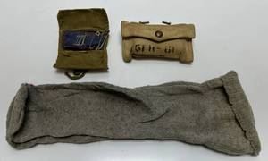 WW-1 First Aid Pouch, Sewing Kit & Wool Socks