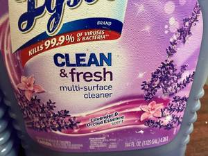 lot 35 image: Lysol Clean & Fresh Cleaner
