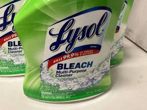 lot 125 image: Lysol Bleach Multi-Purpose Cleaner