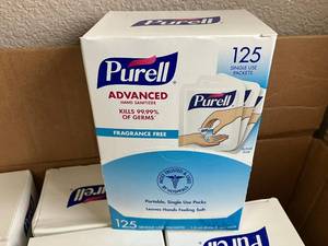 lot 81 image: Single Use Purell Packs