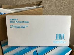 lot 73 image: Facial Tissue
