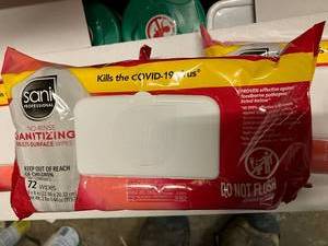 lot 27 image: No-Rinse Sanitizing Wipes