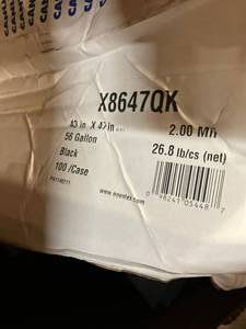 lot 25 image: Heavy Duty Garbage Bags