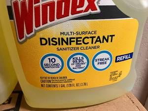 lot 18 image: Windex Multi-Surface Disinfectant