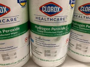lot 45 image: Hydrogen Peroxide Wipes