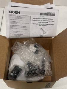 Brand New MOEN T2181BL Dartmoor Posi-Temp 1-Handle Wall-Mount Shower Only Faucet Trim Kit in Matte Black (Valve Not Included) ($120 Retail Value)